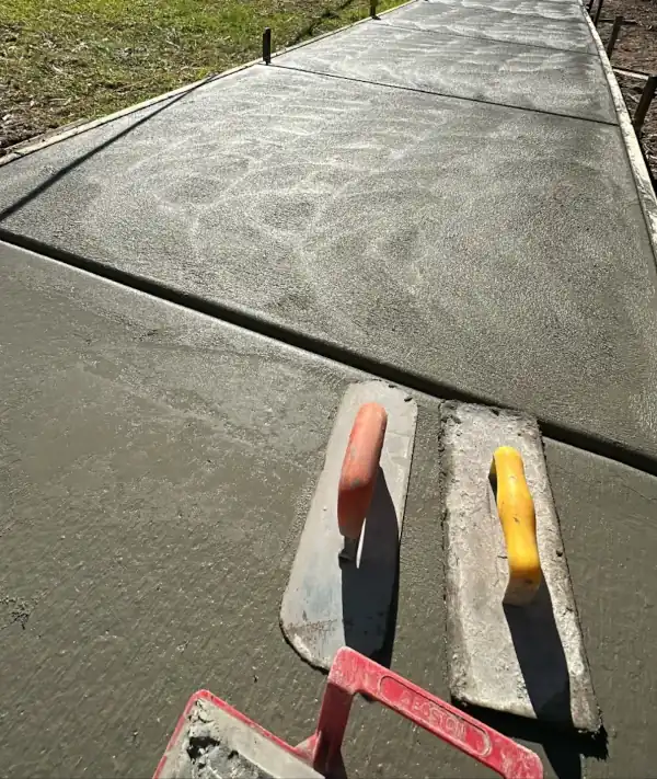 concrete footpath